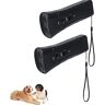 OBONG Petsvago Ultrasonic Anti Barking Remote,Portable Petsvago Dog Trainer,Barkwave Training Remote,Dog Barking Control Devices Dog Training Tools (2Pcs)