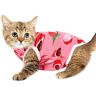 Valicaer Kat Chirurgie Herstel Pak Comfortabel Kitten Chirurgisch Herstel Suits Kitten Ademende Kleding Vervanging E-Kraag & Kegel Warm Kitten Kleding Anti Likken Huisdier Chirurgisch Herstel Vest voor Post-Chirurgie