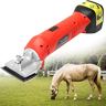 XYEJL Draadloze Oplaadbare Tondeuse Voor Paarden,Professionele Trimmer Voor Paarden,Krachtige Tondeuse Voor Huisdieren,Snel Knippen,Ideaal Voor Paarden/Schapen,Krachtige Tondeuses,Red-110V