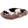 Ferplast RELAX MICROFLEECE 89/10 Kussen voor honden en katten, gewatteerd, zacht microfleece, afwasbaar tortor, 85 x 55 cm