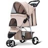 SHAIRMB Dog Stroller, Pet Stroller for Small Dogs Cats, Pet Dog Stroller, 4 Wheels Pet Dog Cat Stroller for Small Medium Dogs Cats, Premium Dog Strollers Carriage,J,82 * 38 * 19CM