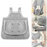 VBVARV Cat Carrier Apron with Holes, Adjustable Cat Carrier Pouch, Cute Pet Sleeping Bag Cat Carrier Sling, Soft And Comfy Cat Apron Carrier for Small To Medium Pets,1pcs