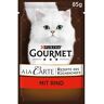 Gourmet PURINA  A la Carte Katzenfutter nass, mit Rind und Gemüse, 26er Pack (26 x 85g)