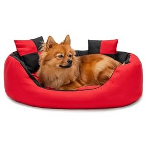 Lionto By Dibea Wasbare hondenbank Omkeerbaar kussen S 65 x 50 cm - Hondenbed Lionto By Dibea Wasbare hondenbank Omkeerbaar kussen S 65 x 50 cm - Hondenbed