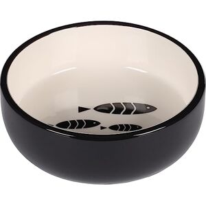 Flamingo - Sardi Ceramic - Zwart - 400ml - kattenkom Flamingo - Sardi Ceramic - Zwart - 400ml - kattenkom
