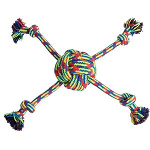 Petface Toyz Geweven Quad Rope Bal - Speelgoed Petface Toyz Geweven Quad Rope Bal - Speelgoed