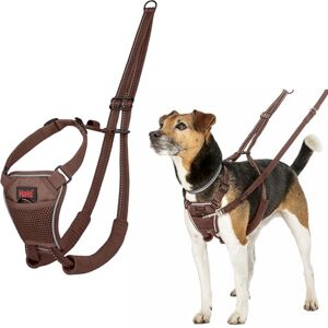 HALTI No Pull Harnas - Speelgoed Hond - Donker Walnoot - Hondengeschirr HALTI No Pull Harnas - Speelgoed Hond - Donker Walnoot - Hondengeschirr