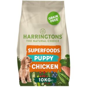 Harringtons Superfoods Graanvrije Kippen Puppy Voeding - 10kg Harringtons Superfoods Graanvrije Kippen Puppy Voeding - 10kg