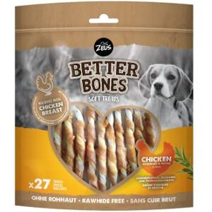 Zeus Better Bones Kippen Twists - Hondensnoepjes Zeus Better Bones Kippen Twists - Hondensnoepjes