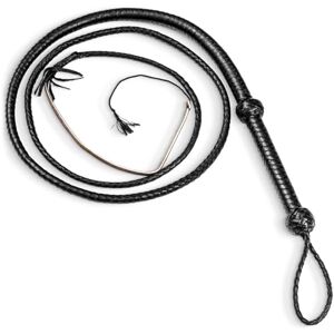 LB's Whip Zweep in de stijl van Indiana Jones, 1,2 m, 8 vlechten, echt runderleer, paardensport, zwart LB's Whip Zweep in de stijl van Indiana Jones, 1,2 m, 8 vlechten, echt runderleer, paardensport, zwart