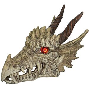 Penn-Plax Draken Skull Aquarium Versiering - Groot - Vis Tank Decoratie Penn-Plax Draken Skull Aquarium Versiering - Groot - Vis Tank Decoratie