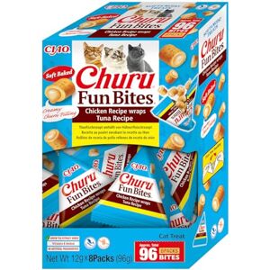 INABA CIAO Ninguno CHURU Fun Bites - Kat Snacks - 8 x 12g INABA CIAO Ninguno CHURU Fun Bites - Kat Snacks - 8 x 12g