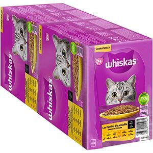 Whiskas Senior Natvoer in Saus Multipack 7+ Gevogelte Keuz 2 x 24 x 85 g Whiskas Senior Natvoer in Saus Multipack 7+ Gevogelte Keuz 2 x 24 x 85 g
