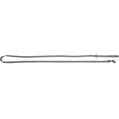 JACK AND VANILLA , Lange hondenriem, model Black Label, kleur: grijs, afmetingen 12 mm x 180 cm JACK AND VANILLA , Lange hondenriem, model Black Label, kleur: grijs, afmetingen 12 mm x 180 cm