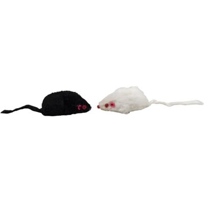 JACK AND VANILLA , Kattenspeelgoed in muisvorm, 4 stuks, 5 cm, stimuleert het jachtinstinct, van duurzame en niet-giftige materialen, gemakkelijk te reinigen, verschillende kleuren, model Cat Toys JACK AND VANILLA , Kattenspeelgoed in muisvorm, 4 stuks, 5 cm, stimuleert het jachtinstinct, van duurzame en niet-giftige materialen, gemakkelijk te reinigen, verschillende kleuren, model Cat Toys