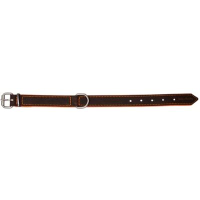 JACK AND VANILLA , Elegante halsband van echt leer voor honden of katten, verstelbaar, 25 mm x 45 cm, geraffineerd en duurzaam design, kleur bruin, perfect voor alle gelegenheden, model Modena JACK AND VANILLA , Elegante halsband van echt leer voor honden of katten, verstelbaar, 25 mm x 45 cm, geraffineerd en duurzaam design, kleur bruin, perfect voor alle gelegenheden, model Modena