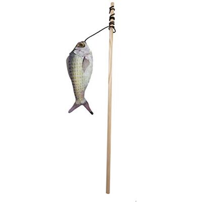 Aimé Aime Kattenspeelgoed hengel visserij 15 cm Aimé Aime Kattenspeelgoed hengel visserij 15 cm