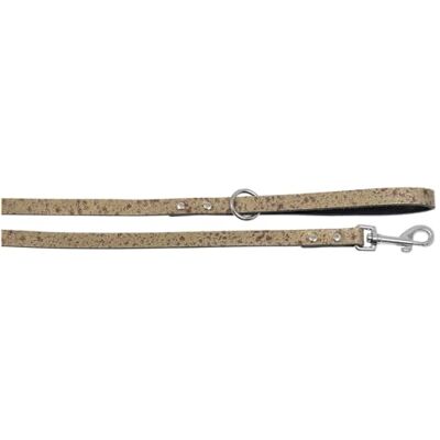 JACK AND VANILLA , Hondenriem, model Monaco, goudkleurig, afmetingen 14 mm x 100 cm JACK AND VANILLA , Hondenriem, model Monaco, goudkleurig, afmetingen 14 mm x 100 cm