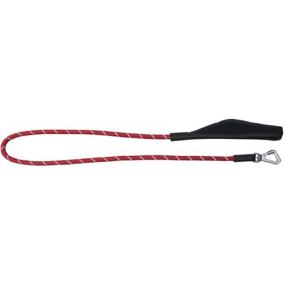 JACK AND VANILLA , Hondenriem, model Expedition, kleur rood, maat L, 13 mm x 120 cm JACK AND VANILLA , Hondenriem, model Expedition, kleur rood, maat L, 13 mm x 120 cm