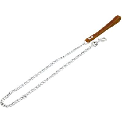JACK AND VANILLA , Hondenriem, model vet leer, kleur cognac, maat 16 mm x 110 cm JACK AND VANILLA , Hondenriem, model vet leer, kleur cognac, maat 16 mm x 110 cm