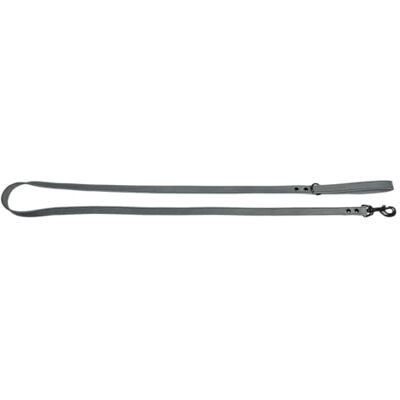 JACK AND VANILLA , Lange hondenriem, model Black Label, kleur: grijs, afmetingen 18 mm x 180 cm JACK AND VANILLA , Lange hondenriem, model Black Label, kleur: grijs, afmetingen 18 mm x 180 cm