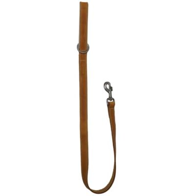 JACK AND VANILLA , Hondenriem van echt leer, 25 mm x 100 cm, elegant design, kleur cognac, duurzaam en comfortabel, ideaal voor wandelingen met je huisdier, model Modena JACK AND VANILLA , Hondenriem van echt leer, 25 mm x 100 cm, elegant design, kleur cognac, duurzaam en comfortabel, ideaal voor wandelingen met je huisdier, model Modena
