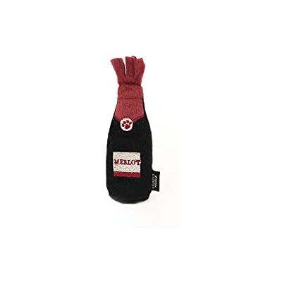 ZippyPaws ZippyClaws Catnip Crusherz Merlot Catnip knuffel voor katten, feestelijk flesontwerp met franjes, interactief spel en activiteit ZippyPaws ZippyClaws Catnip Crusherz Merlot Catnip knuffel voor katten, feestelijk flesontwerp met franjes, interactief spel en activiteit