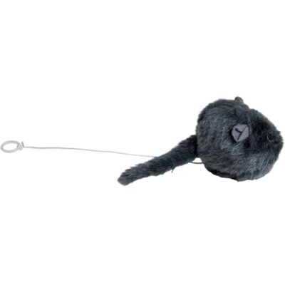JACK AND VANILLA , Interactieve vibrerende muis voor katten, stimuleert het jachtinstinct, duurzame materialen, eenvoudig te bedienen, maat 6,5 cm, kleur: grijs, model Cat Toys JACK AND VANILLA , Interactieve vibrerende muis voor katten, stimuleert het jachtinstinct, duurzame materialen, eenvoudig te bedienen, maat 6,5 cm, kleur: grijs, model Cat Toys
