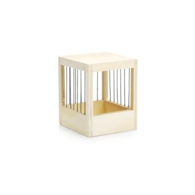 Beeztees nestkast van hout voor kanaria, 11,5 x 11,5 x 14 cm Beeztees nestkast van hout voor kanaria, 11,5 x 11,5 x 14 cm