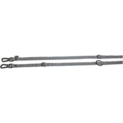 JACK AND VANILLA , Trainingslijn voor honden, model Comfort Tube, nylon, kleur: grijs, afmetingen 20 mm x 200 cm JACK AND VANILLA , Trainingslijn voor honden, model Comfort Tube, nylon, kleur: grijs, afmetingen 20 mm x 200 cm