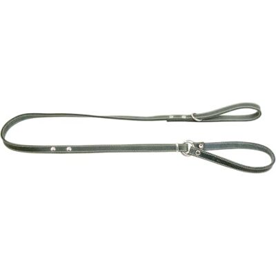 JACK AND VANILLA , Martingale Hondenriem, model vet leer, kleur grijs, afmetingen 16 mm x 128 cm JACK AND VANILLA , Martingale Hondenriem, model vet leer, kleur grijs, afmetingen 16 mm x 128 cm