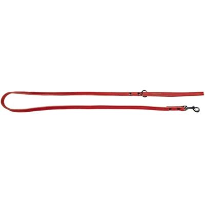 JACK AND VANILLA , Hondenriem, model Black Label, kleur rood, maat 10 mm x 120 cm JACK AND VANILLA , Hondenriem, model Black Label, kleur rood, maat 10 mm x 120 cm