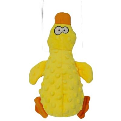 JACK AND VANILLA , Interactief hondenspeelgoed van pluche, eend, 25 cm, geel, stimuleert het spel, duurzaam en wasbaar, ideaal voor kleine en middelgrote honden, aantrekkelijk design, bubbelpluche JACK AND VANILLA , Interactief hondenspeelgoed van pluche, eend, 25 cm, geel, stimuleert het spel, duurzaam en wasbaar, ideaal voor kleine en middelgrote honden, aantrekkelijk design, bubbelpluche
