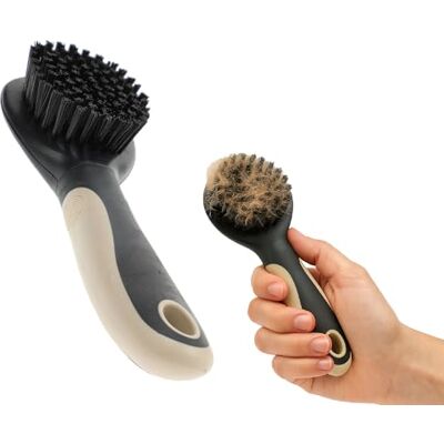 Rosewood Kattenborstel Maat S, vachtborstel met stevige nylon haren voor dagelijkse vachtverzorging, ergonomische antislipgreep voor kop, lichaam en gevoelige plekken Rosewood Kattenborstel Maat S, vachtborstel met stevige nylon haren voor dagelijkse vachtverzorging, ergonomische antislipgreep voor kop, lichaam en gevoelige plekken