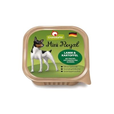 GranataPet Mini Royal Lammas & Aardappel - Natvoer voor kleine honden GranataPet Mini Royal Lammas & Aardappel - Natvoer voor kleine honden