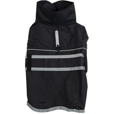 JACK AND VANILLA , Zwarte regenjas voor outdoor-activiteiten, maat XXXL, lengte 70 cm, waterdichte stof, optimaal comfort, elegant en veelzijdig design, model Expeditie JACK AND VANILLA , Zwarte regenjas voor outdoor-activiteiten, maat XXXL, lengte 70 cm, waterdichte stof, optimaal comfort, elegant en veelzijdig design, model Expeditie