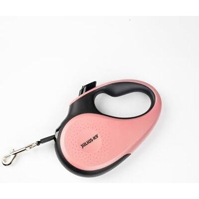 JULIUS K-9 Julius-K9 Retractable Dog Lead, S 5 m Tape, Black/Pink – anti-slip handle, ribbon leash, extandable, one handed brake, pause, lock, reflective ribbon, tangle free, heavy duty JULIUS K-9 Julius-K9 Retractable Dog Lead, S 5 m Tape, Black/Pink – anti-slip handle, ribbon leash, extandable, one handed brake, pause, lock, reflective ribbon, tangle free, heavy duty