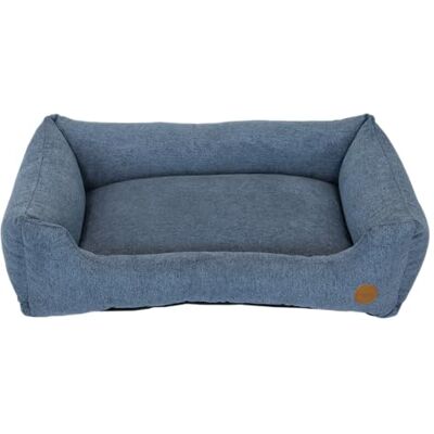 JACK AND VANILLA , Hondenkussen, model Riga Sofa, kleur blauw, maat L, 100 x 70 x 27 cm JACK AND VANILLA , Hondenkussen, model Riga Sofa, kleur blauw, maat L, 100 x 70 x 27 cm