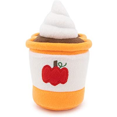 ZippyPaws Zippy Paws NomNomz® Pumpkin Spice Latte, zacht pluche hondenspeelgoed met piepend geluid, leuk herfstspeelgoed voor kleine en middelgrote honden ZippyPaws Zippy Paws NomNomz® Pumpkin Spice Latte, zacht pluche hondenspeelgoed met piepend geluid, leuk herfstspeelgoed voor kleine en middelgrote honden