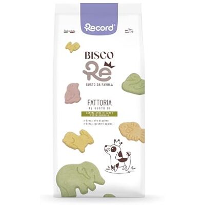 Record BiscoRe Boerderijhondensnacks voor gebakken honden, zonder conserveringsmiddelen of palmolie, licht en verteerbaar voor een gezonde en lekkere snack 2,5 kg, gemengde smaken Record BiscoRe Boerderijhondensnacks voor gebakken honden, zonder conserveringsmiddelen of palmolie, licht en verteerbaar voor een gezonde en lekkere snack 2,5 kg, gemengde smaken