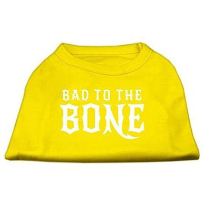 Mirage Pet Products Mirage slecht naar de bot hond shirt, groot, geel Mirage Pet Products Mirage slecht naar de bot hond shirt, groot, geel