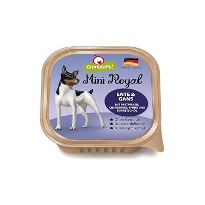 GranataPet Mini Royal Eend & Gans - Natvoer voor kleine honden GranataPet Mini Royal Eend & Gans - Natvoer voor kleine honden