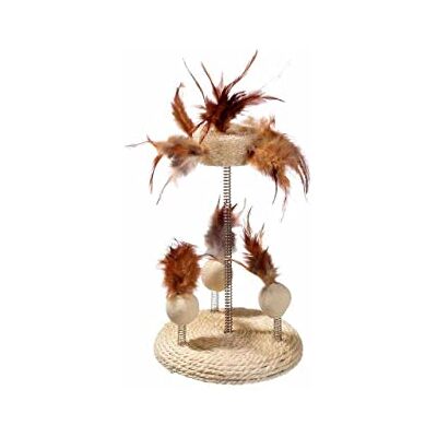 Karlie 46808 Nava Sisal en luffa speelgoed H: 25 cm ø: 15 cm beige Karlie 46808 Nava Sisal en luffa speelgoed H: 25 cm ø: 15 cm beige