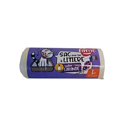 AIME Lavendel kattenbakzakken - Lekvrij, sterk, 8 stuks AIME Lavendel kattenbakzakken - Lekvrij, sterk, 8 stuks