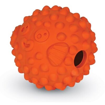 Brightkins Tough & Tumble Snoepjesdispenser Kleine Kogelvis, speelgoed voor hondjes, interactief hondenspeelgoed tegen verveling, stimulerend denkspel, hondencadeaus, verjaardagsspeelgoed voor honden Brightkins Tough & Tumble Snoepjesdispenser Kleine Kogelvis, speelgoed voor hondjes, interactief hondenspeelgoed tegen verveling, stimulerend denkspel, hondencadeaus, verjaardagsspeelgoed voor honden