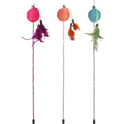 Flamingo GG Hengel Glitter + sorteerbal 42 cm Display Flamingo GG Hengel Glitter + sorteerbal 42 cm Display
