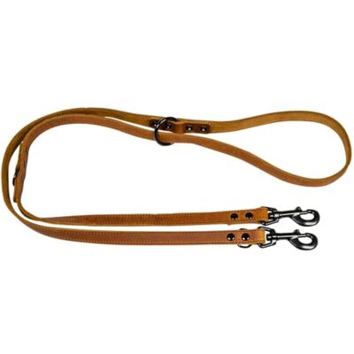 JACK AND VANILLA , Trainingslijn voor honden, model Black Label, kleur cognac, afmetingen 18 mm x 200 cm JACK AND VANILLA , Trainingslijn voor honden, model Black Label, kleur cognac, afmetingen 18 mm x 200 cm