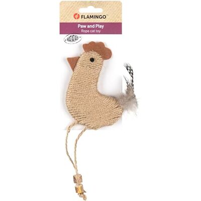 Flamingo Kattenspeelgoed Yutsa haan bruin natuurlijk, interactief en rustgevend! Flamingo Kattenspeelgoed Yutsa haan bruin natuurlijk, interactief en rustgevend!