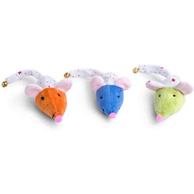 Petface Kleine Bell Mouse Gezicht Kitten Speelgoed Petface Kleine Bell Mouse Gezicht Kitten Speelgoed