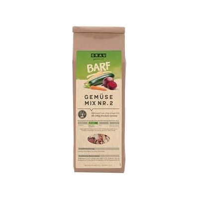 Grau het origineel Gedroogde groenten voor BARFen voor honden ''Groentenmix nr. 2'', 1 st. (1 x 150 g) Grau het origineel Gedroogde groenten voor BARFen voor honden ''Groentenmix nr. 2'', 1 st. (1 x 150 g)